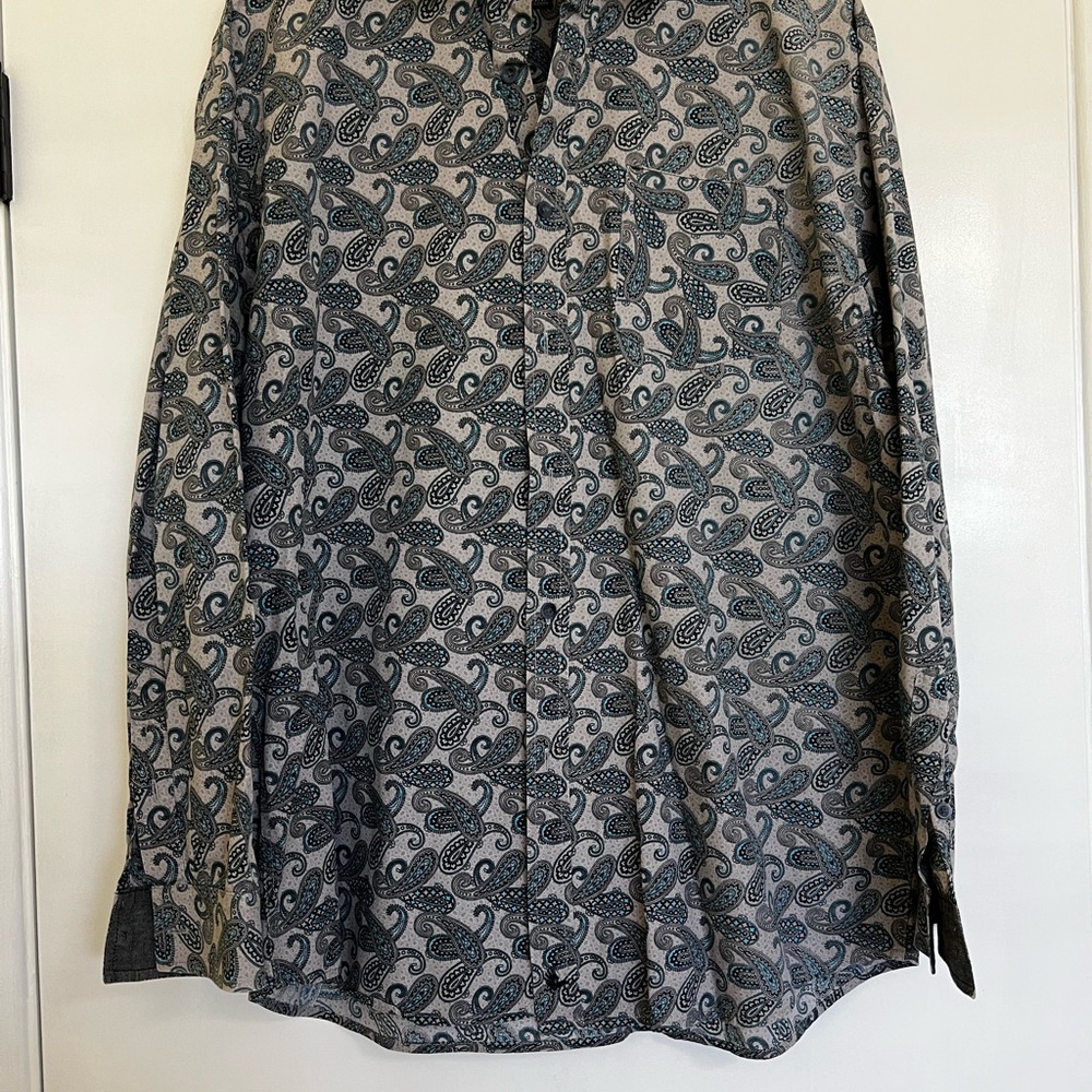 Paisley Pattern Dress Shirt